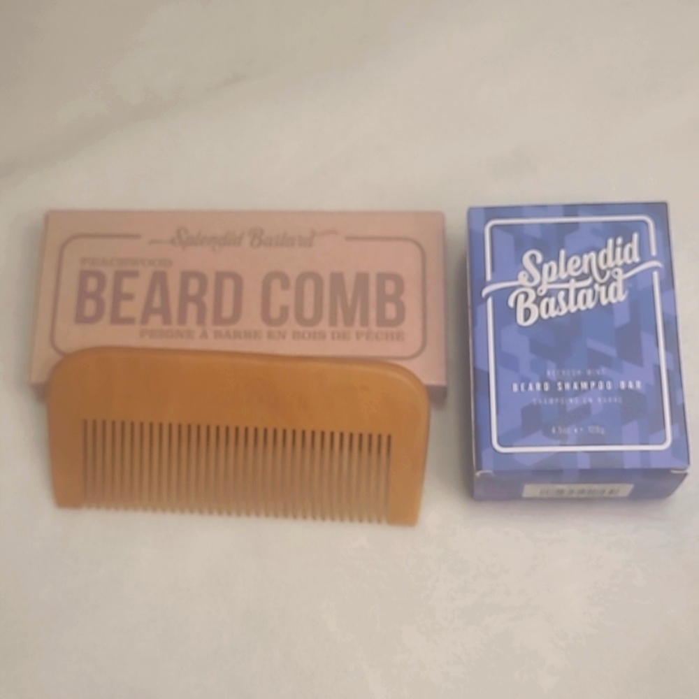 Beard Comb & Beard Shampoo Bar